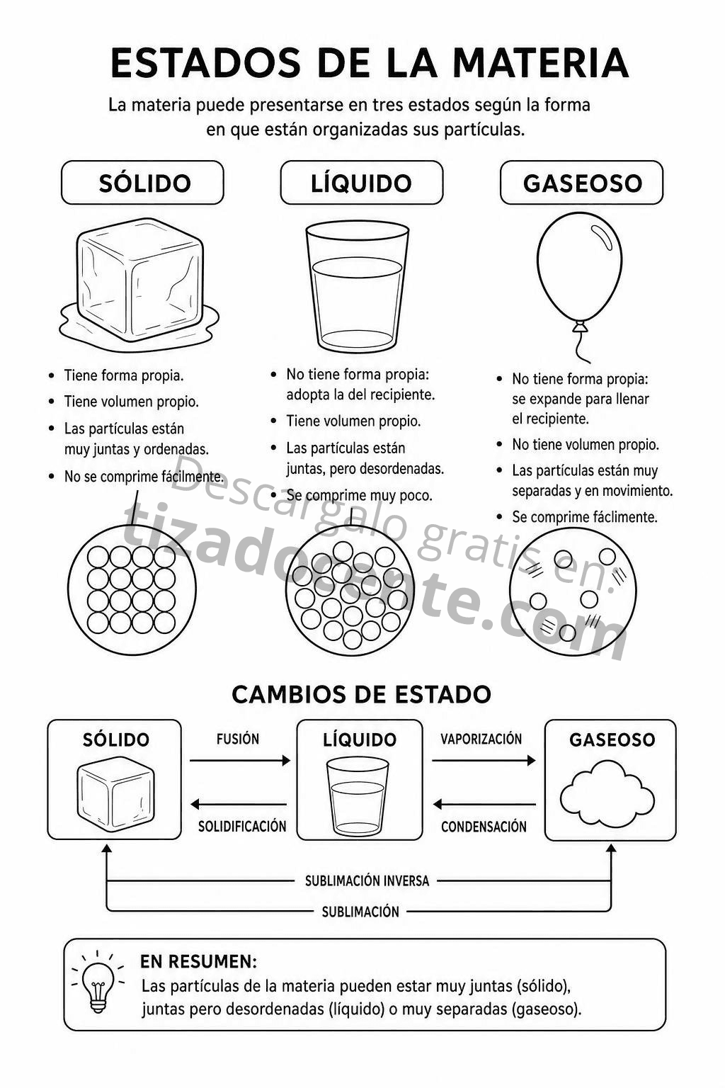 Recurso Estados de la Materia
