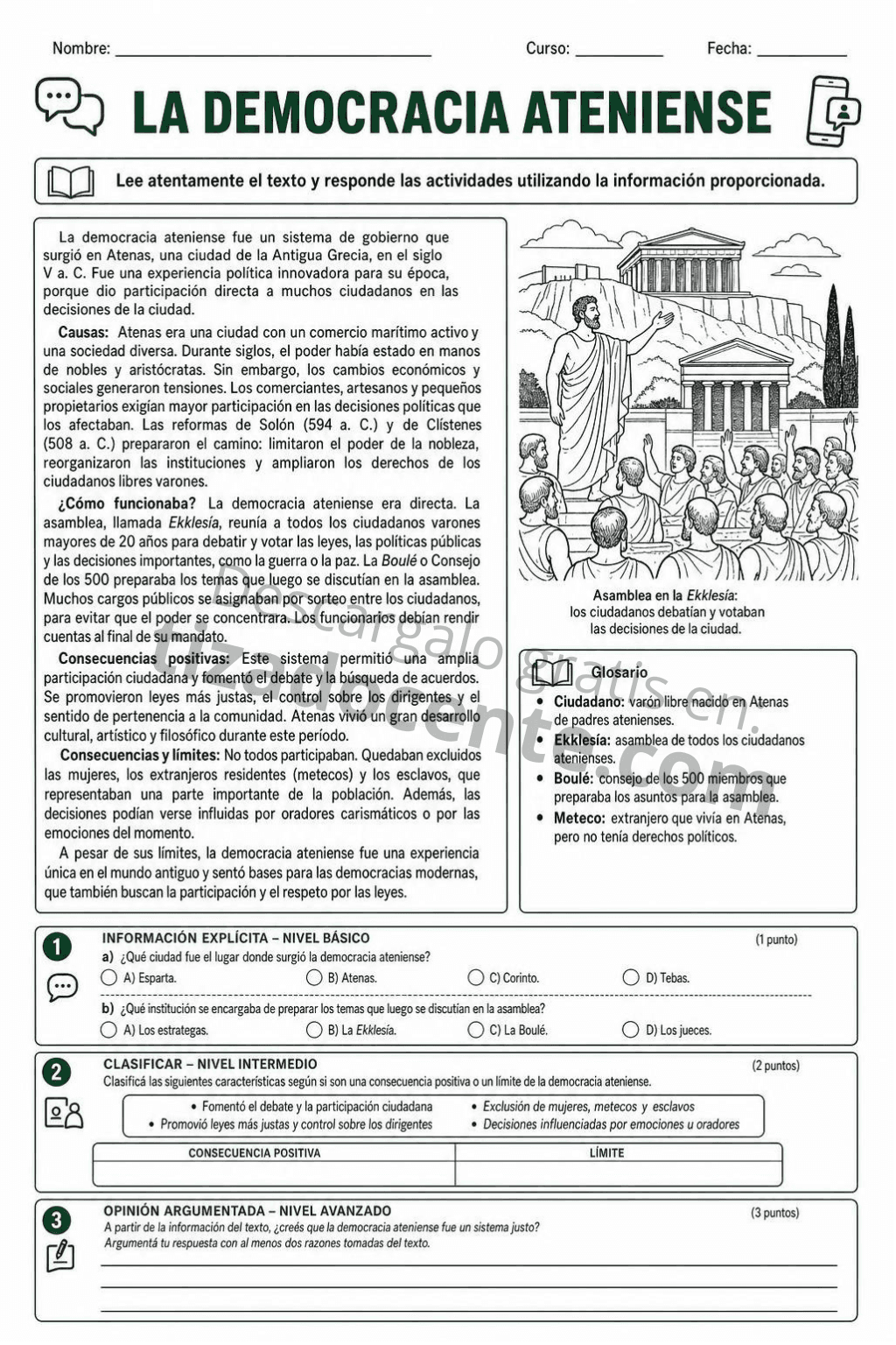 Recurso Democracia Ateniense